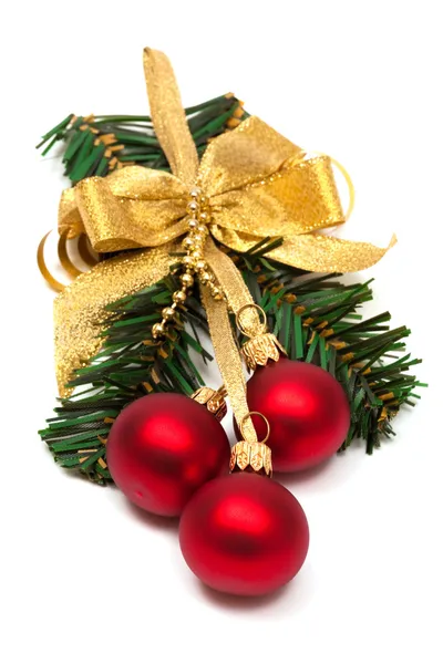 Рождественское украшение с мячом — стоковое фото