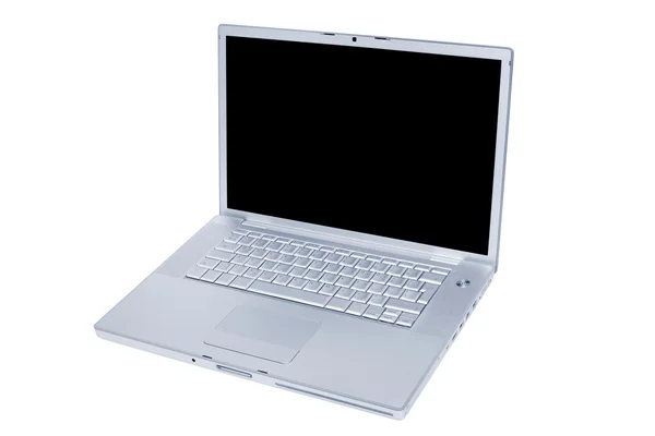 Moderner Und Stilvoller Laptop Auf Weißem Hintergrund — Stockfoto