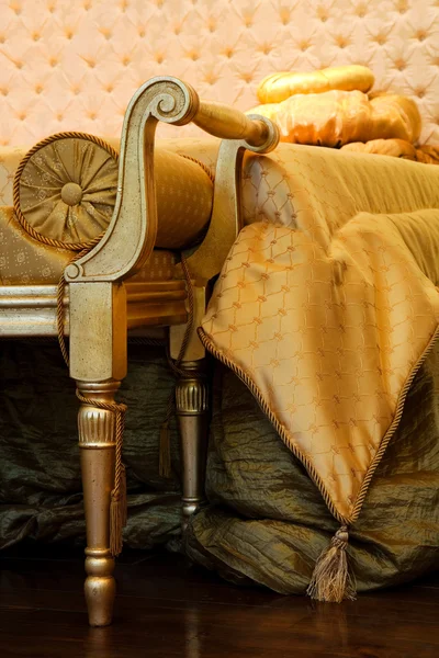 Starożytnych Piękne Kanapy Sypialni Bogate — Zdjęcie stockowe
