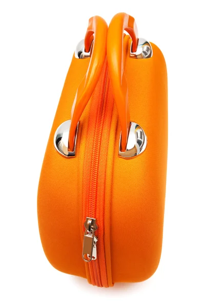 Orange Large Bag White Background — Stock Photo, Image