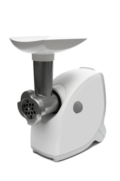 Modern Electric Meat Grinder White Background — Stock Photo, Image