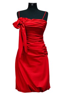 Kırmızı bayan elbise