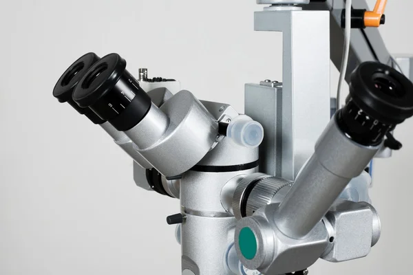 stock image New and modern microscope for medical researches