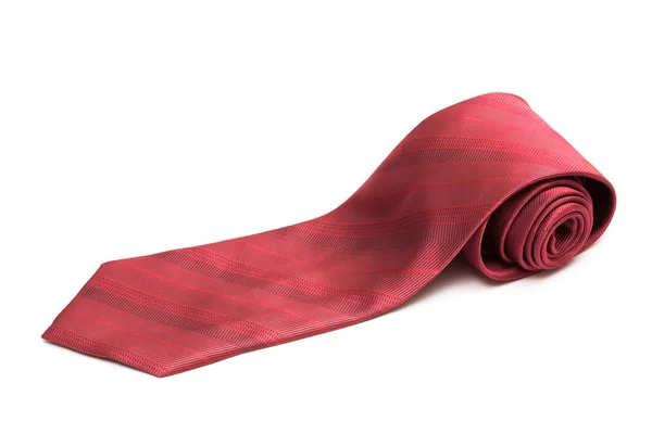 赤のストライプのネクタイ — ストック写真