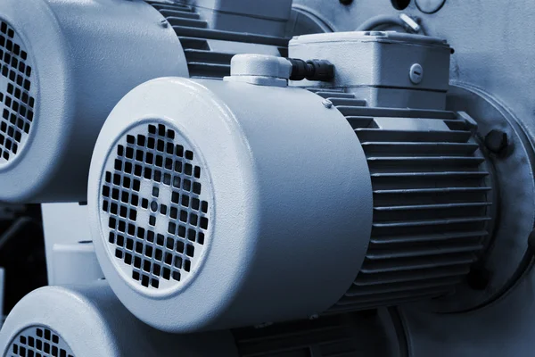 Modern Endüstriyel Ekipmanlar Için Güçlü Elektrikli Motorlar — Stok fotoğraf