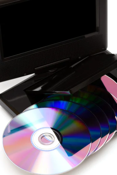 Dvd Disks White Background — Stock Photo, Image