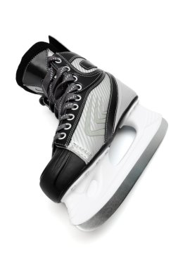 Modern black skates clipart
