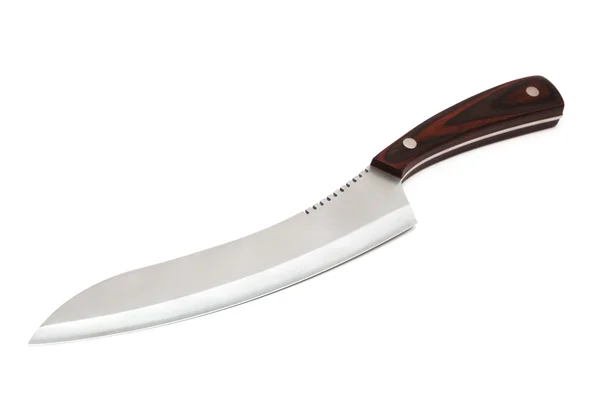 Новый Кухонный Нож Белом Фоне — стоковое фото