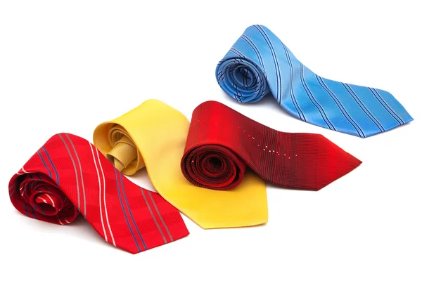 Jasne i modne krawaty — Zdjęcie stockowe
