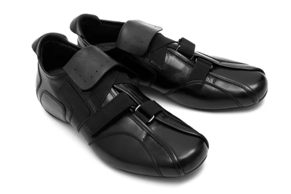 黑色低鞋 — 图库照片