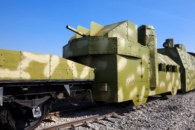 Armored train clipart