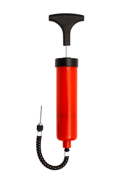 Red air pump — Stock Photo, Image