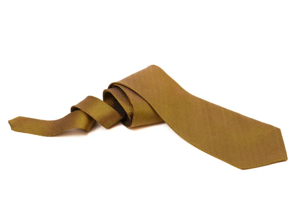 Gold necktie — Stock Photo, Image