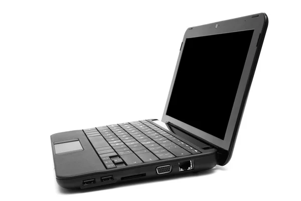 Svart laptop — Stockfoto