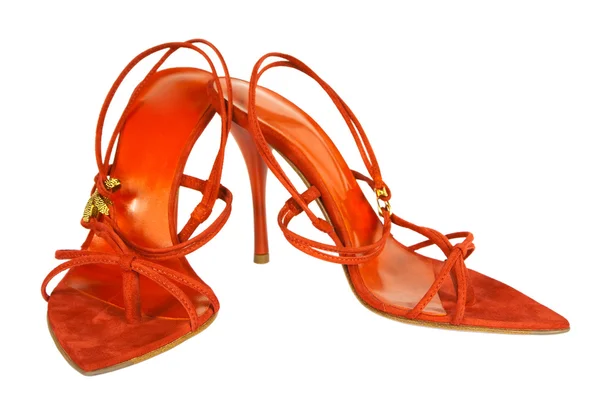 Scarlet shoes — Stock Photo, Image