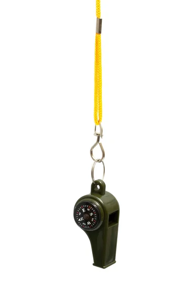 Green whistle — Stock Photo, Image