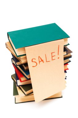 Sale of books clipart