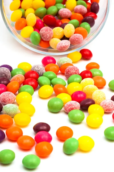 Candy in a glass jar — Stock Photo, Image