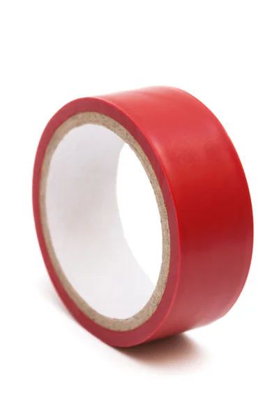 Red electrical tape — Stock Photo, Image