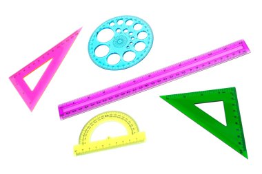 Set of measuring tools clipart