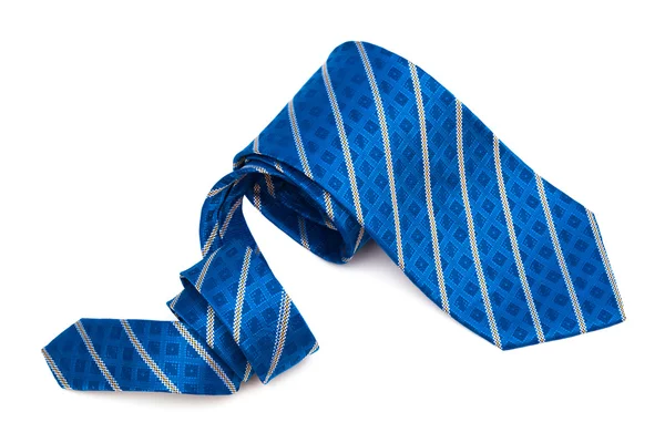 Blue tie close up — Stock Photo, Image