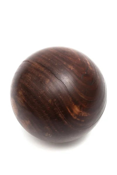 Palla di legno croquet — Foto Stock