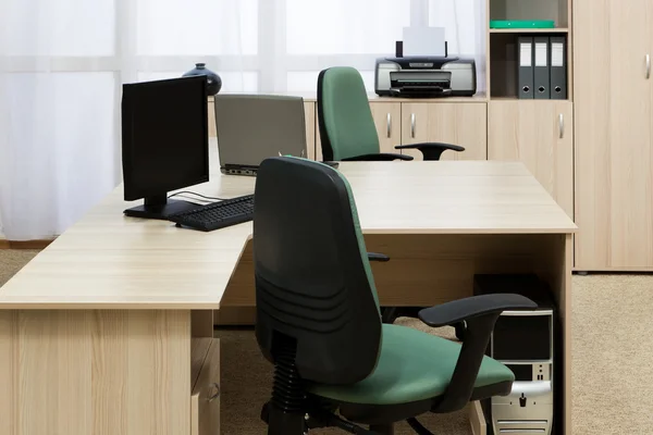 Desk modern office — Stock Photo, Image
