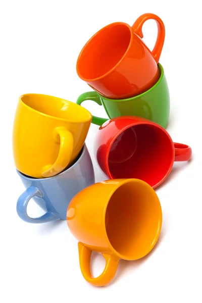 Montón de tazas de café — Foto de Stock