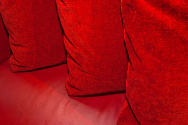 红色枕头 — 图库照片
