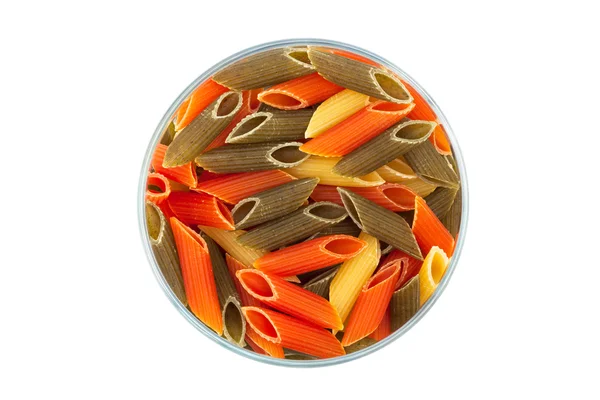Pasta in glass jar — Stock Photo, Image