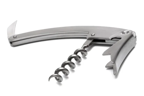 Metalen corkscrew — Stockfoto