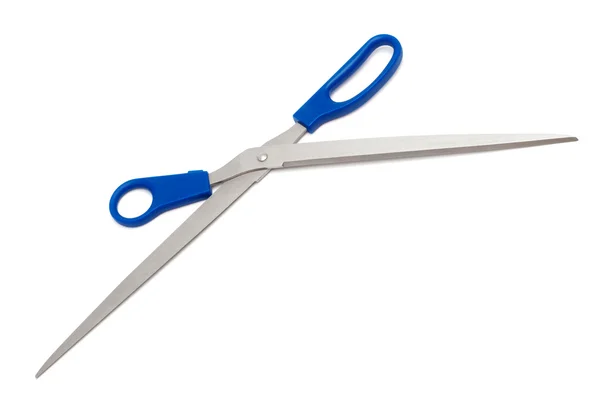 Modern metal scissors — Stock Photo, Image