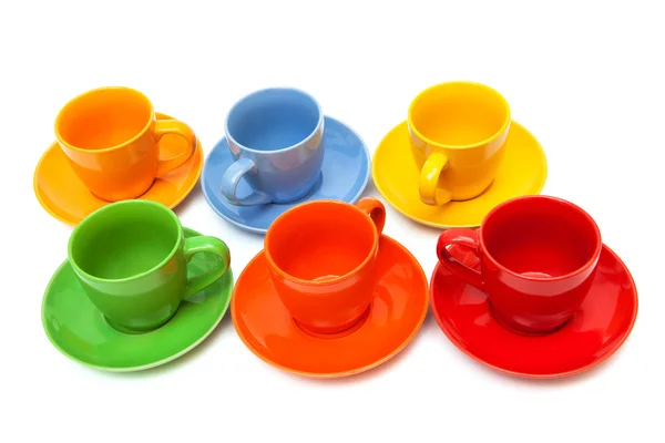 Set koffie cups — Stockfoto