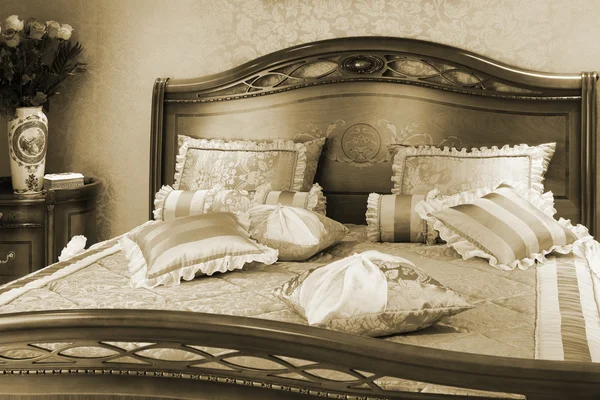 Nowoczesna sypialnia — Zdjęcie stockowe