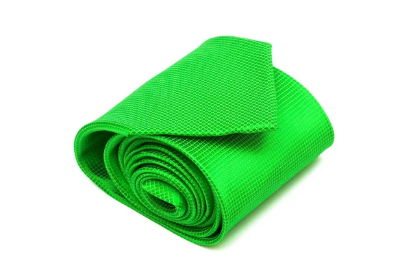 Cravatta verde da vicino — Foto Stock