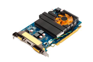 Computer graphics card clipart