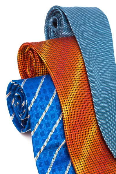 Három divatos nyakkendők — Stock Fotó