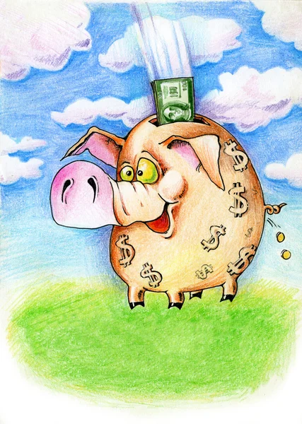 Pig piggy bank — Stock Photo, Image