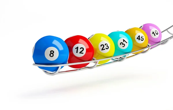 Colour billiard balls — Stock Photo, Image