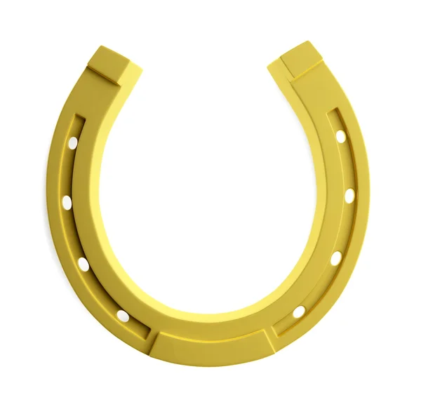 Guld-hästsko — Stockfoto