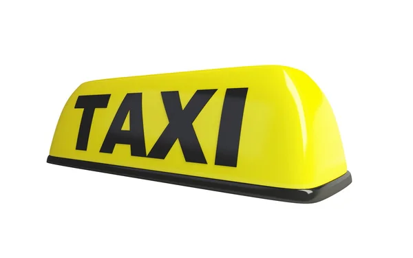 Taxikář prázdné — Stock fotografie