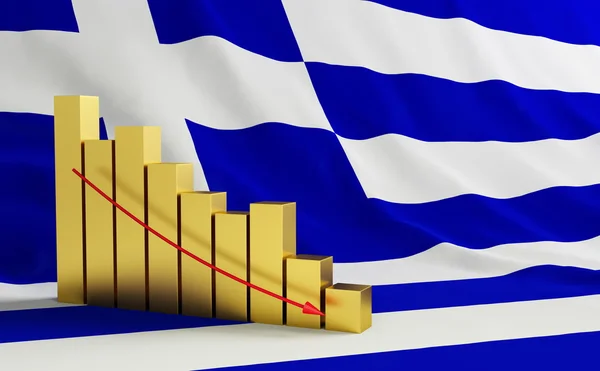 Криза в Греції — стокове фото