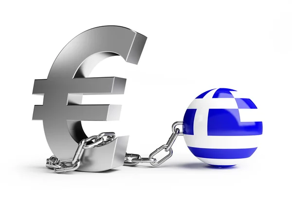 Crisis griega — Foto de Stock
