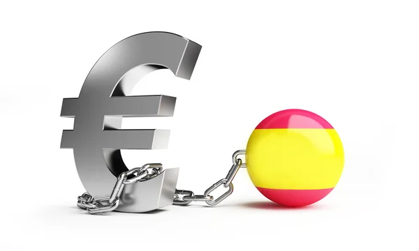 Crise financeira em Espanha — Fotografia de Stock