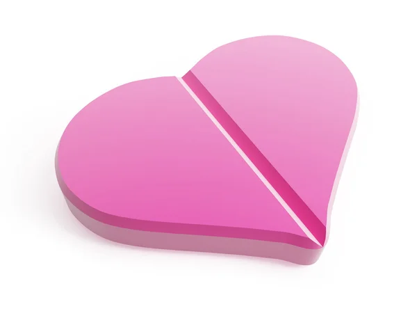 Tablety srdce — Stock fotografie
