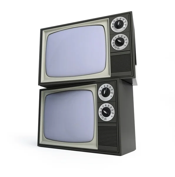 Televisor antiguo — Foto de Stock