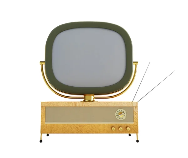 Antigo televisor — Fotografia de Stock