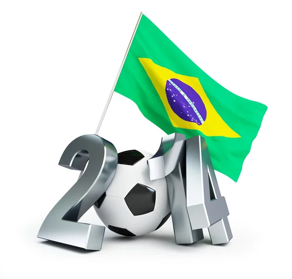 Fußball in Brasilien — Stockfoto