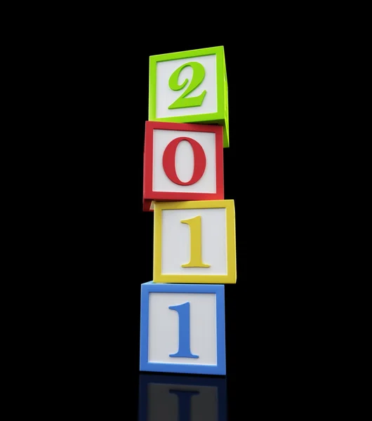 Das neue Jahr 2011 — Stockfoto