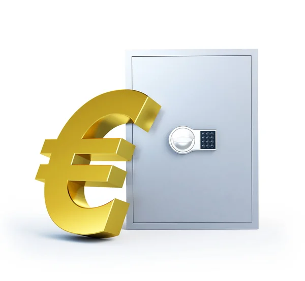 Evro symbol safe — Stock Photo, Image